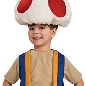 Super Mario Bros Toad Costume Small 4-6